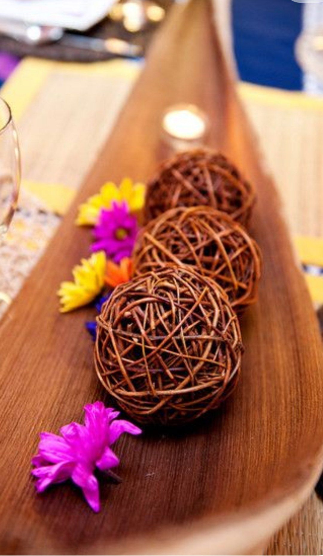 جا شمعی چوبی طرح نخیل
