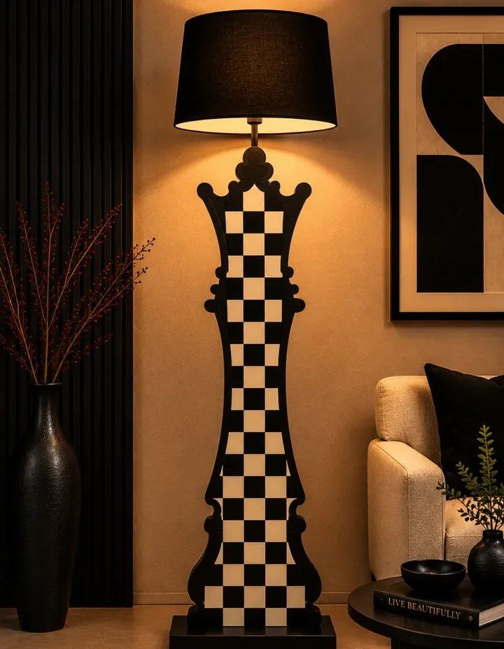 آباژور ایستاده سورئال نقاشی فانتزی سه بعدی